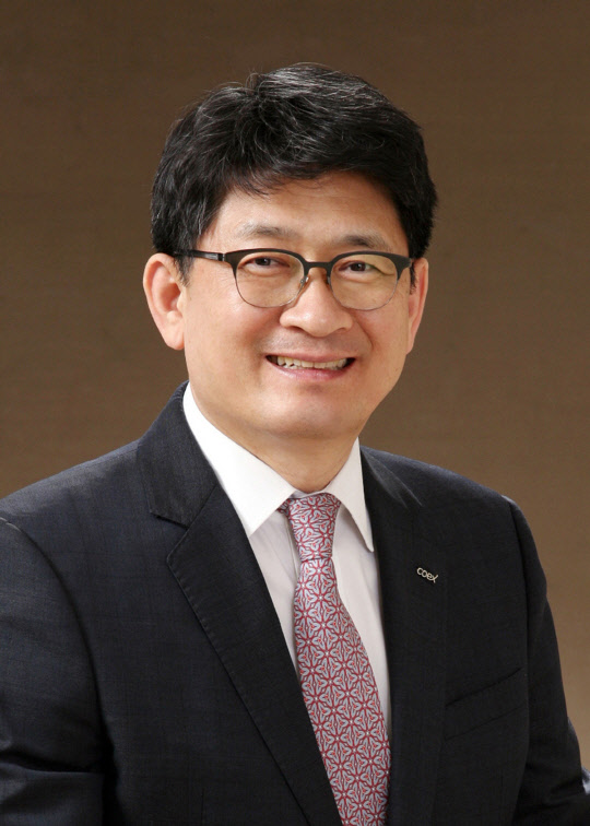 이동원 신임 한국전시산업진흥회 회장.   코엑스 제공